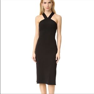 • Rag & Bone • Rachel Midi Ribbed Black Dress 04